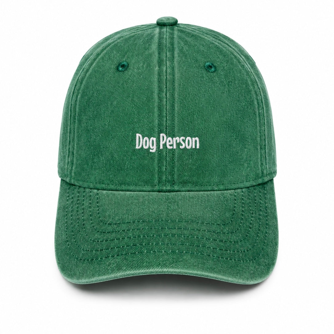 DOG PERSON CAP