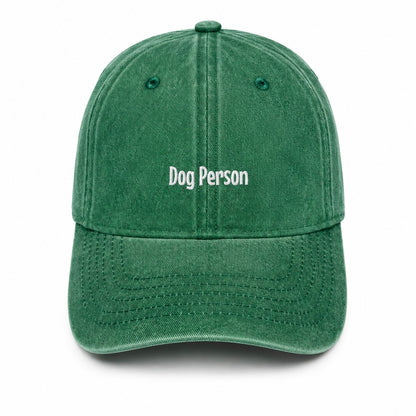 DOG PERSON CAP