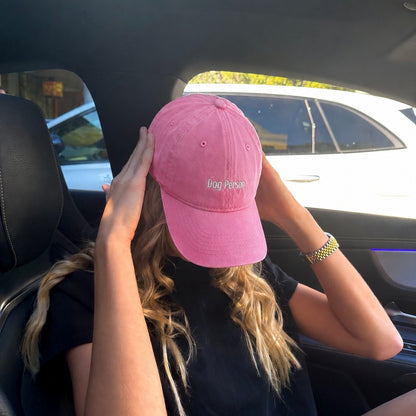 DOG PERSON CAP