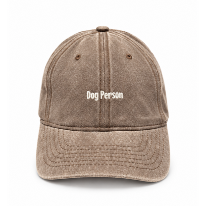 DOG PERSON CAP