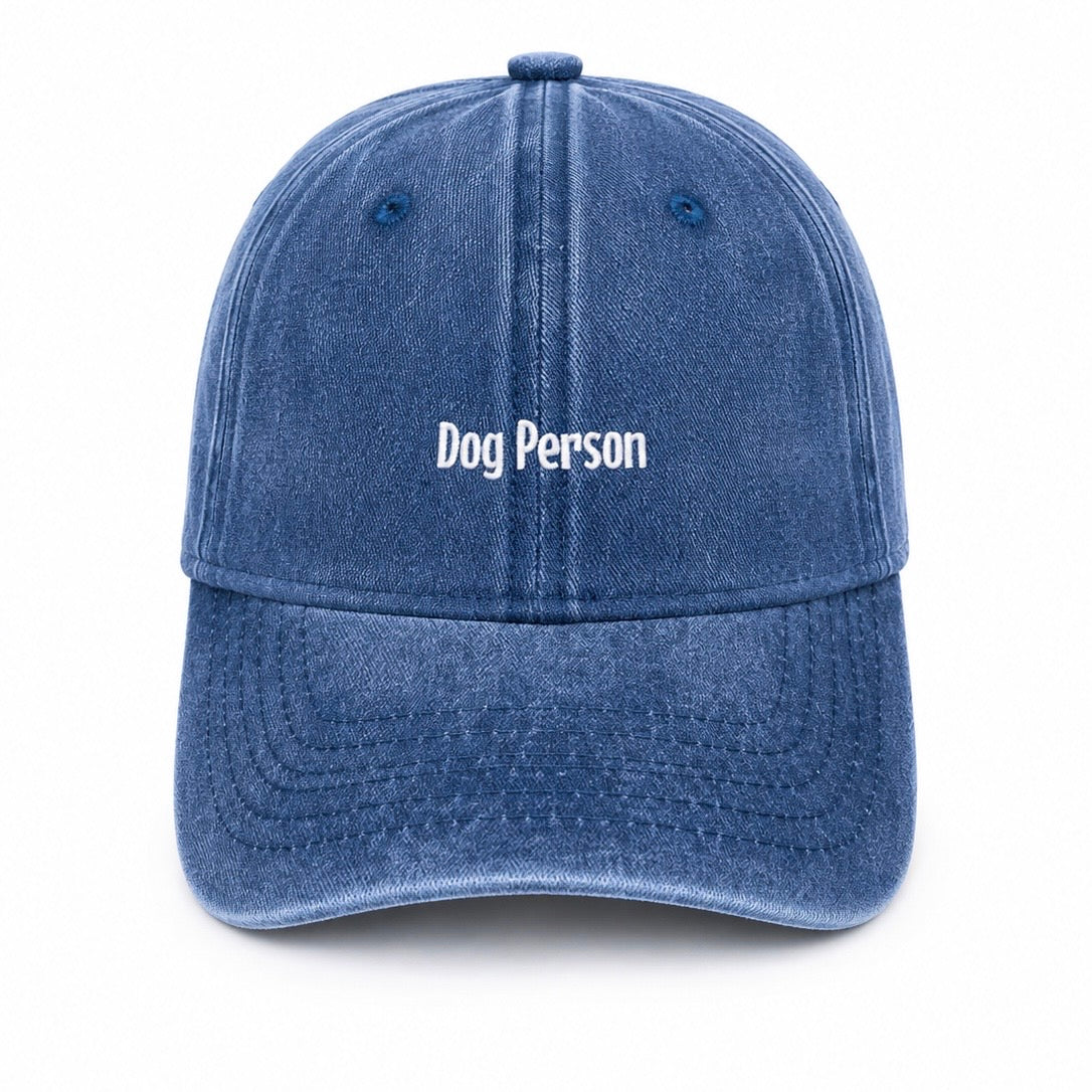 DOG PERSON CAP