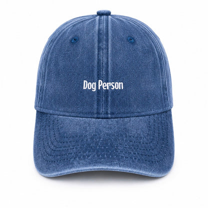 DOG PERSON CAP