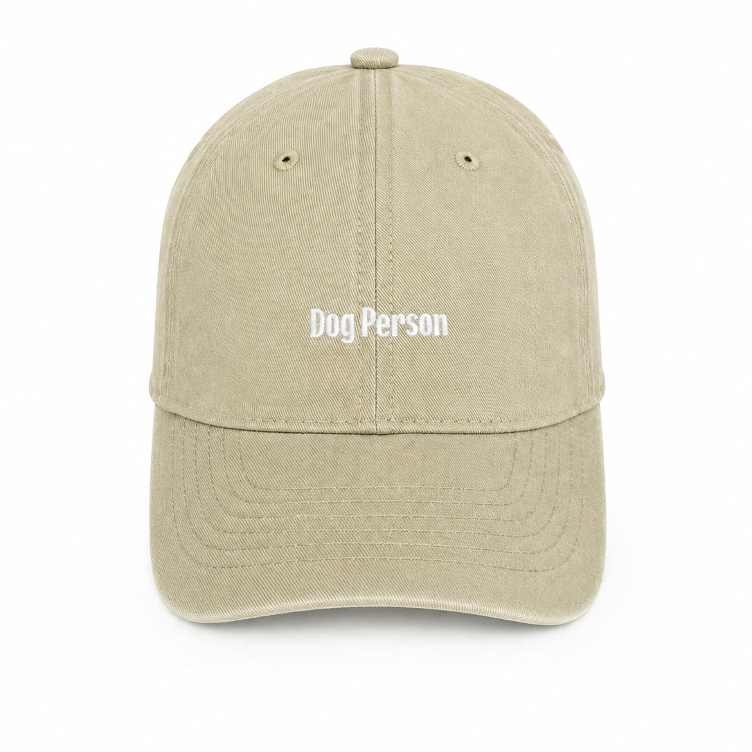DOG PERSON CAP