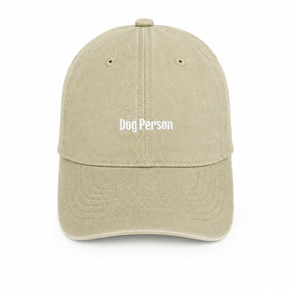 DOG PERSON CAP
