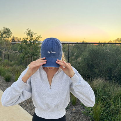DOG PERSON CAP